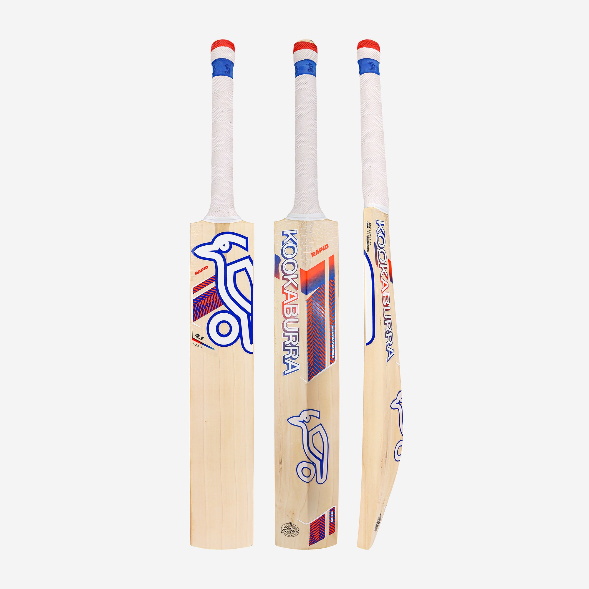 Kookaburra Rapid 4.1 Hero cricket bat short handle lightweight English willow