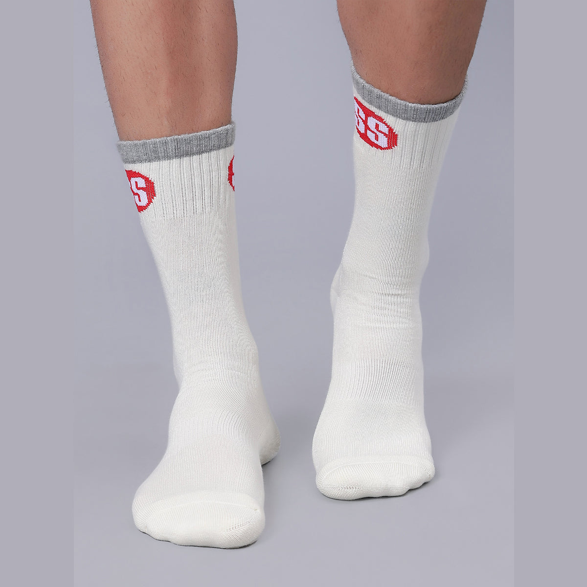 SS Pro Premium cricket socks white cotton blend comfortable sports socks