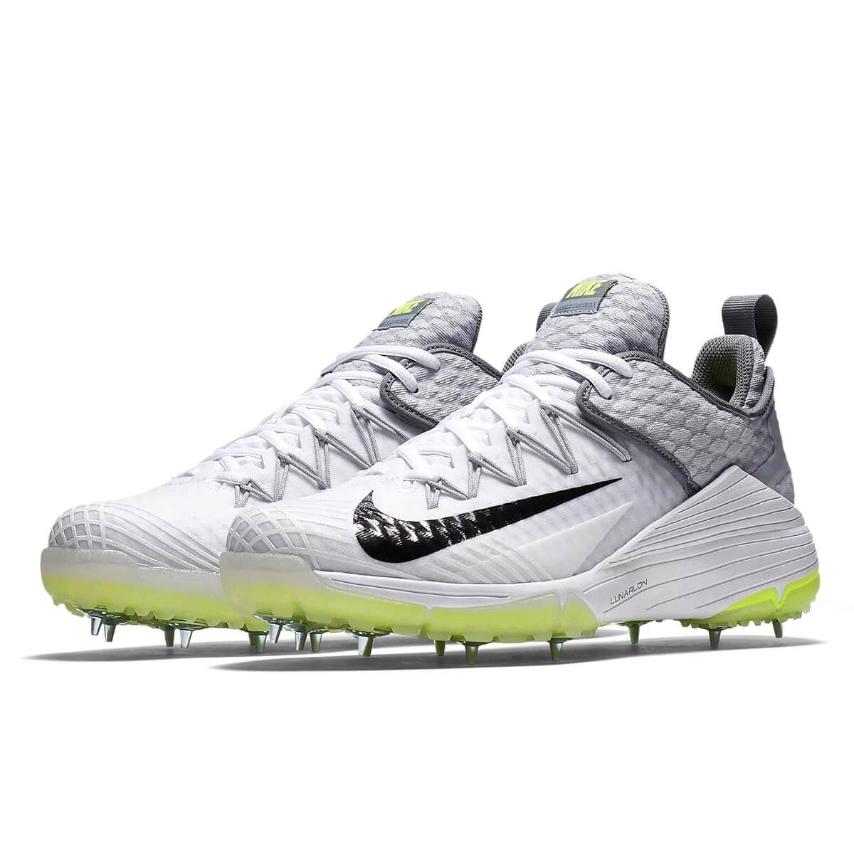 Nike Lunar Audacity Unisex White Black wolf Grey Cricket Shoe Spikes Sports Hub