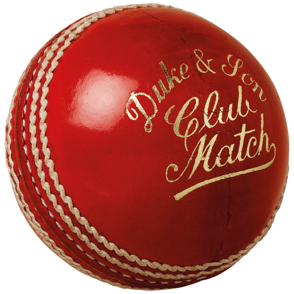 Dukes Club Match Cricket Ball Red